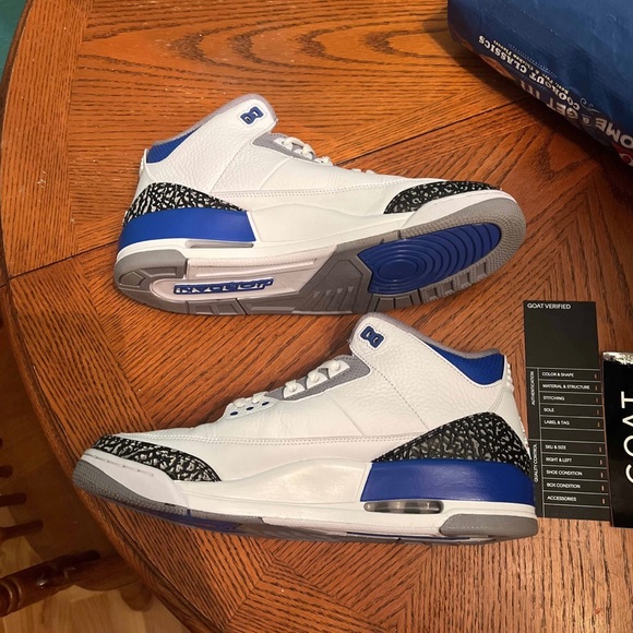 jordan retro 3 racer blue rare size great condition - Picture 2 of 8